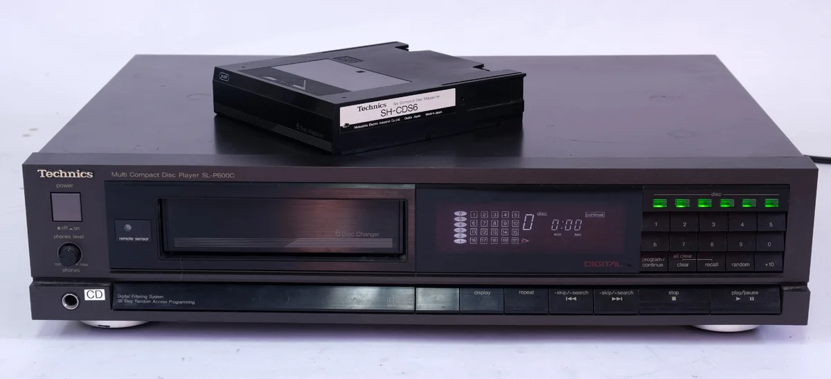 Technics SL-P600C six disc CD player