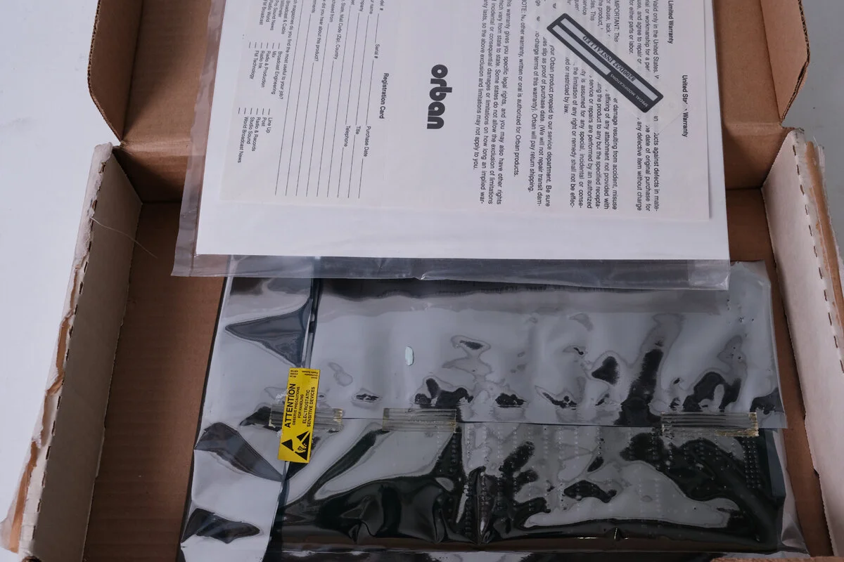 Orban D/32 digital I/O card for 8200 (new)