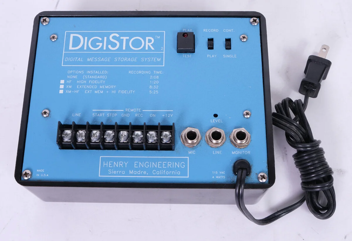 Henry Engineering DigiStore digital message storage system