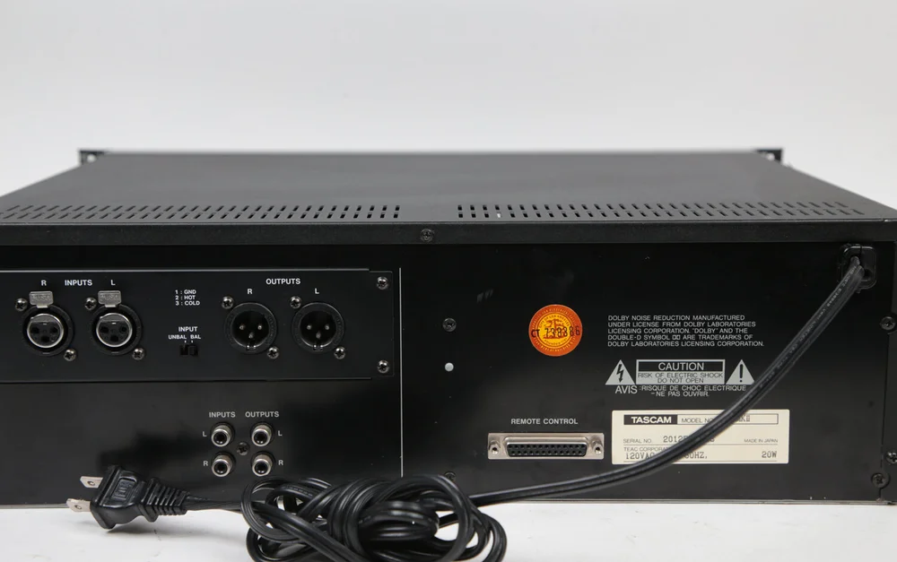tascam 112 magnétophone k7 à deux têtes tape recorder casett