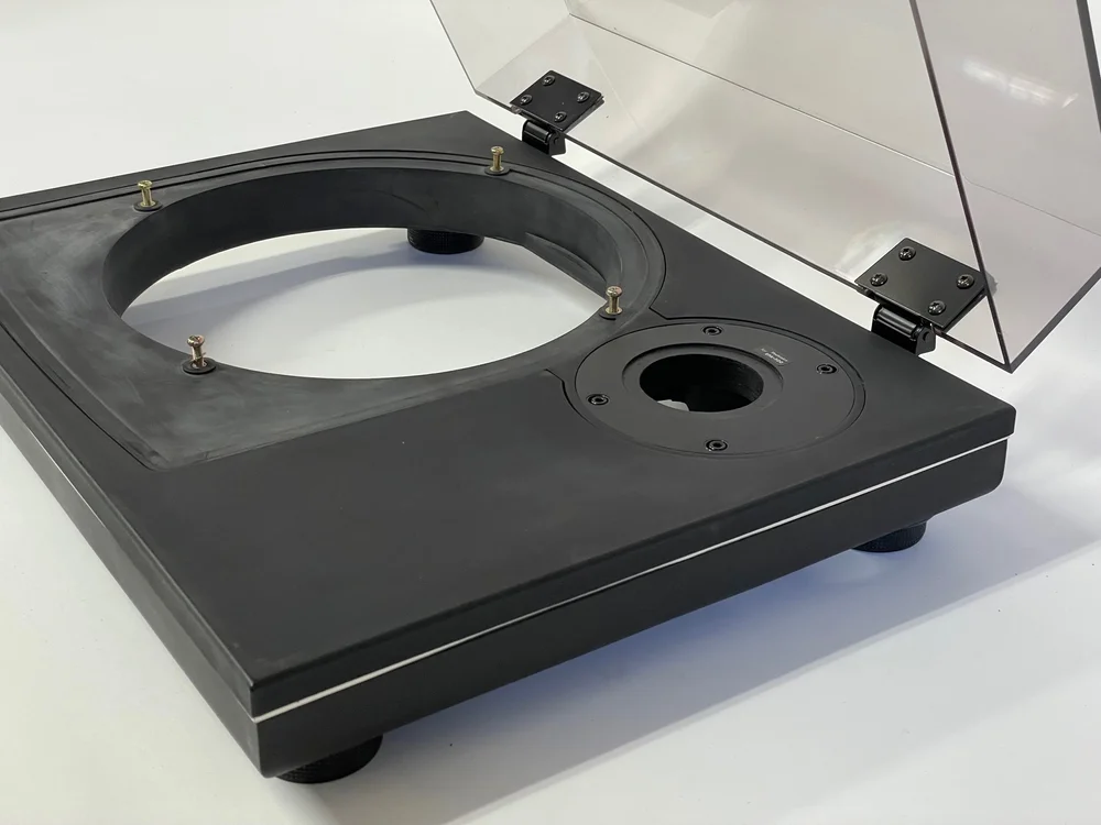 Technics SH-15B3 turn table base with dust cover — Big 