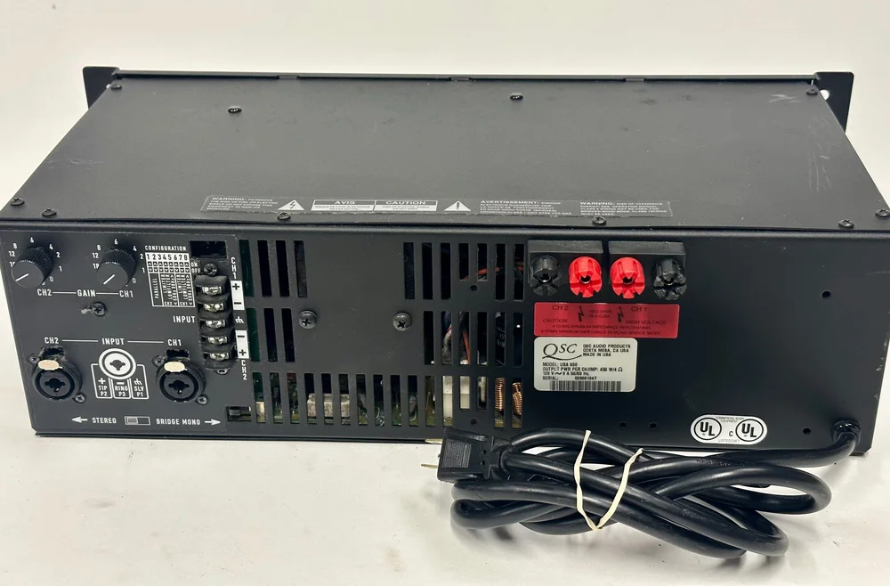 QSC USA 900 power amp — Big 