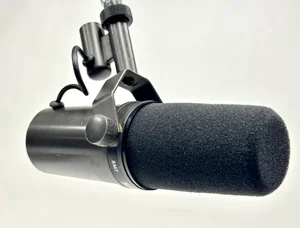Shure SM7 vintage, dynamic boom mic USA — Big 