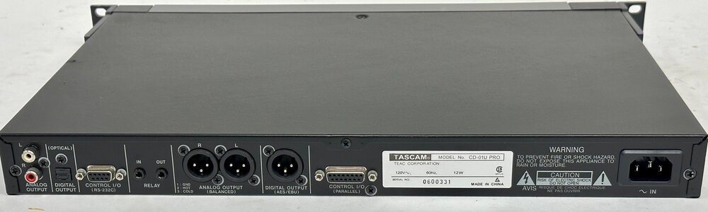 Tascam CD-01U pro — Big Tascam CD-01U pro — Big