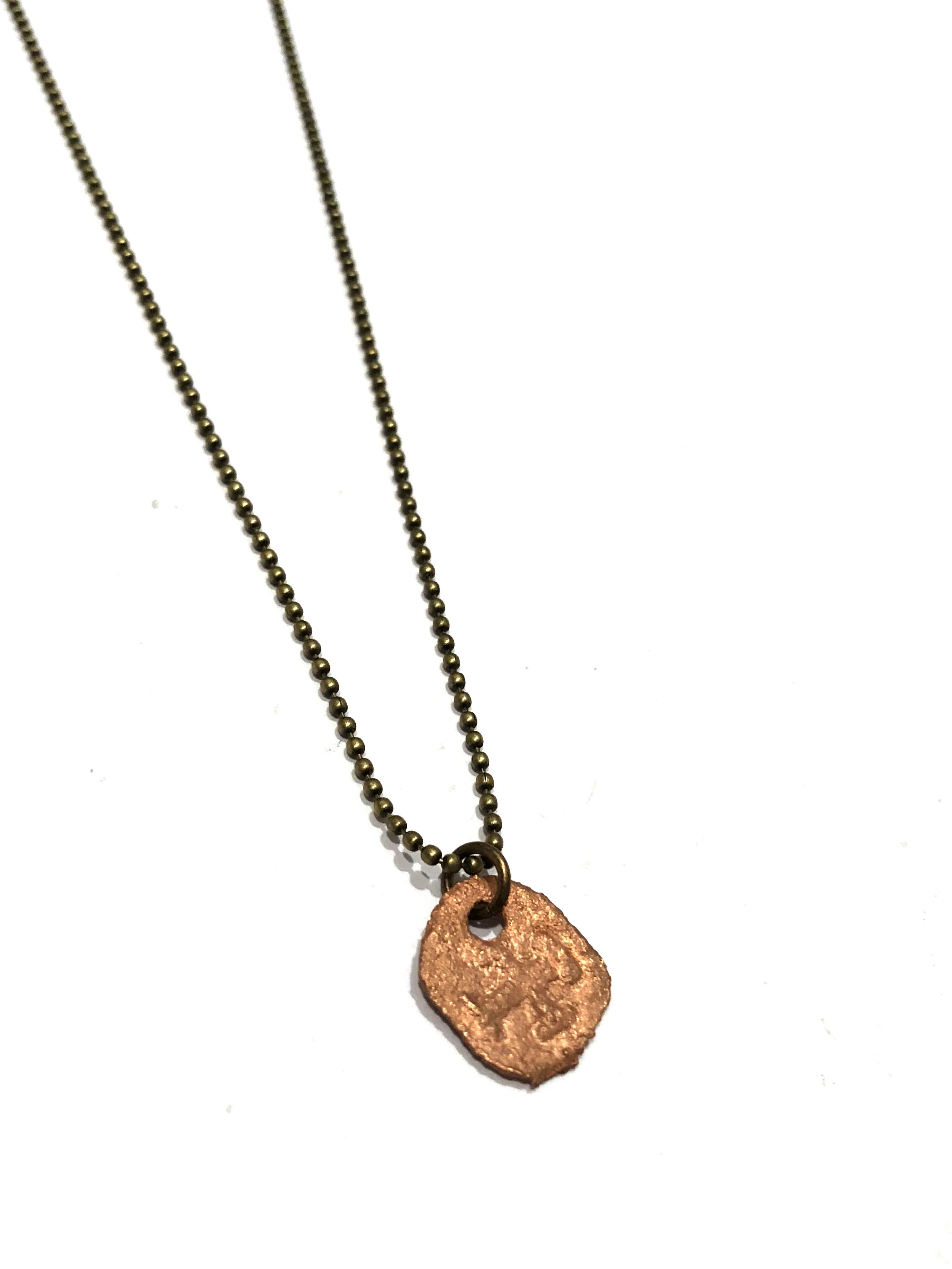 mens copper cross necklace — ACM 