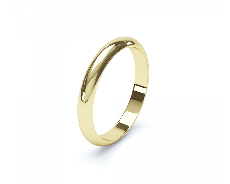 D-Shaped-18ct-Yellow-Gold-Wedding-Band-3mm