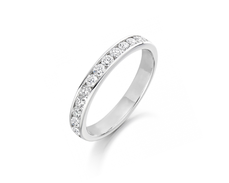 Channel Set Eternity Rings