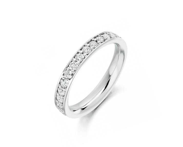 Grain Set Eternity Rings