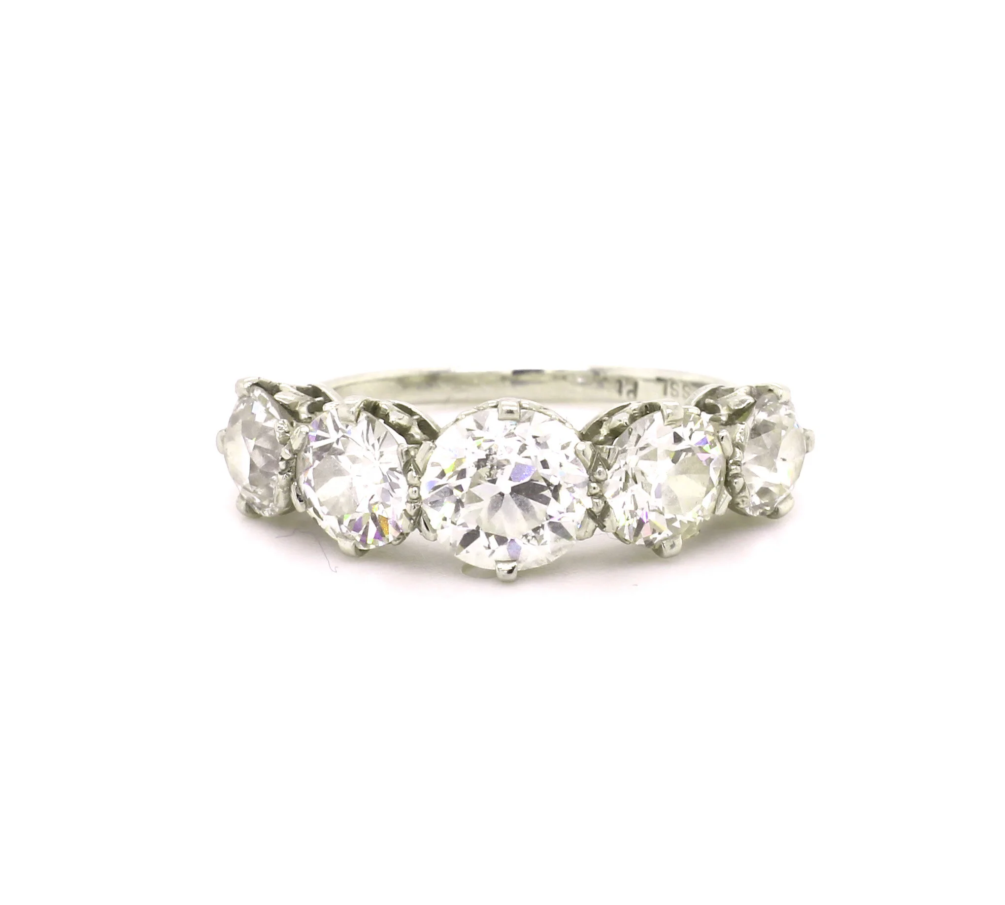 Edwardian Graduated 5 Stone Ring