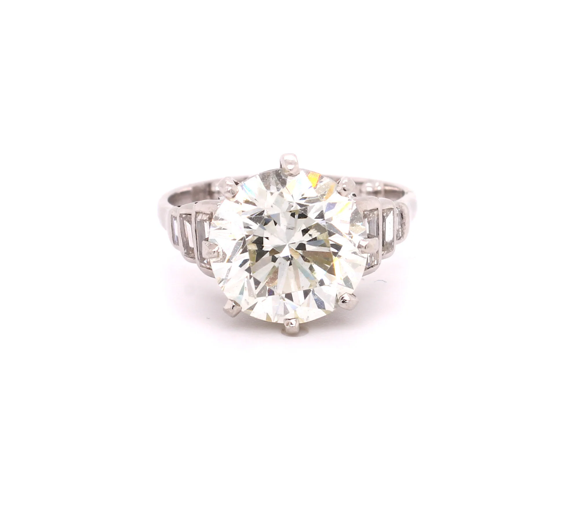 5.74ct Art Deco Diamond Ring