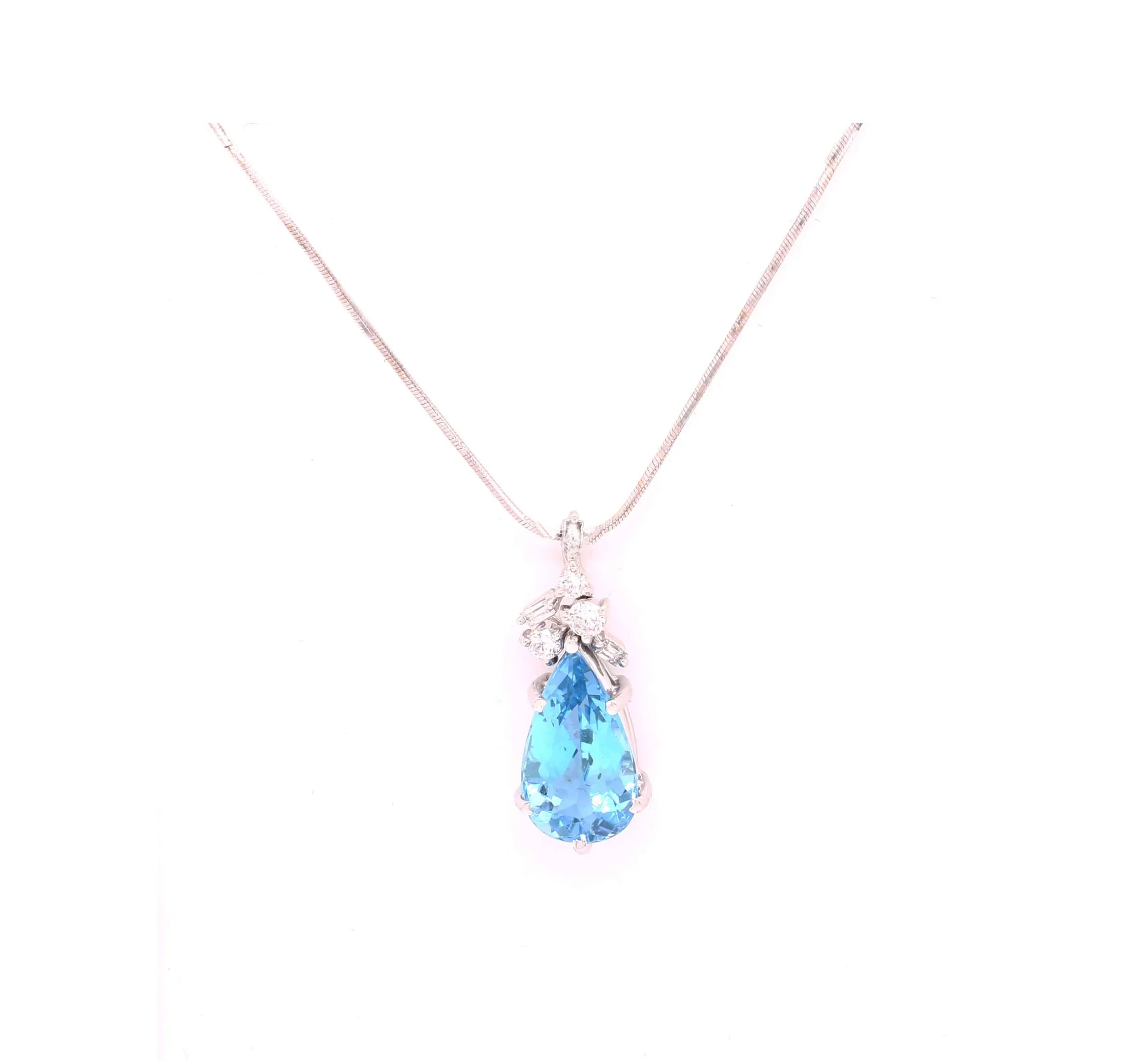 H. Stern 4.50ct Aquamarine &amp; Diamond Pendant