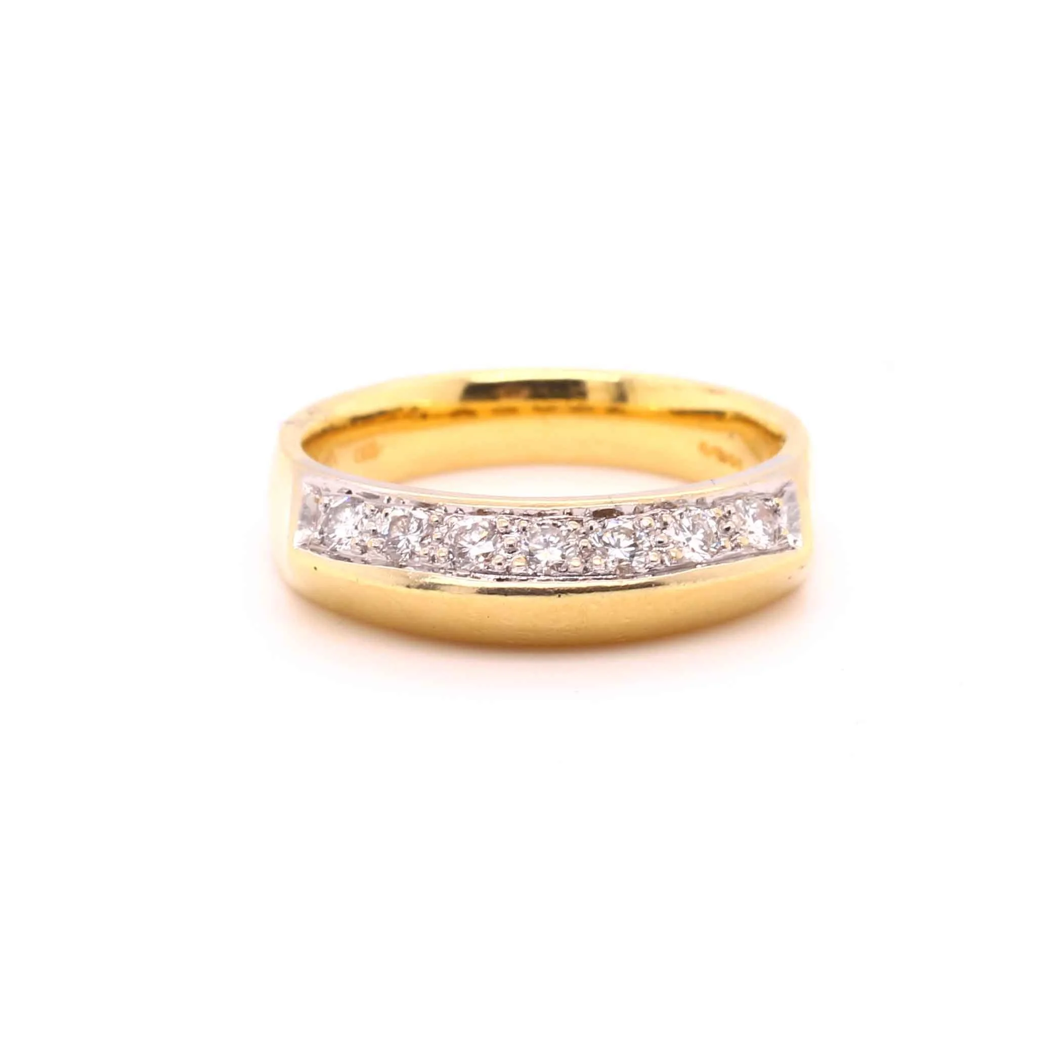 Vintage Diamond Abstract Ring 