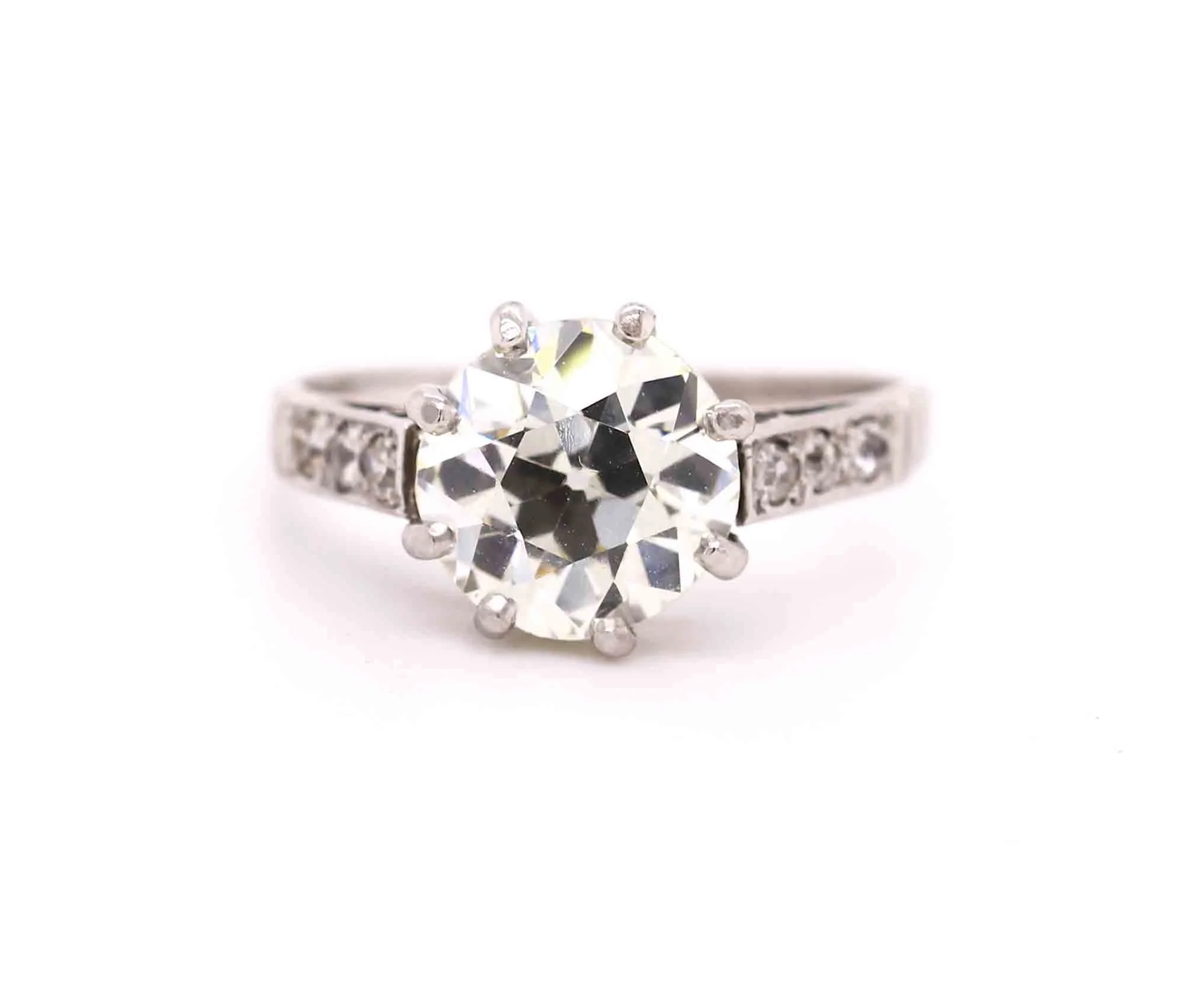 2.45ct Art Deco Diamond Ring