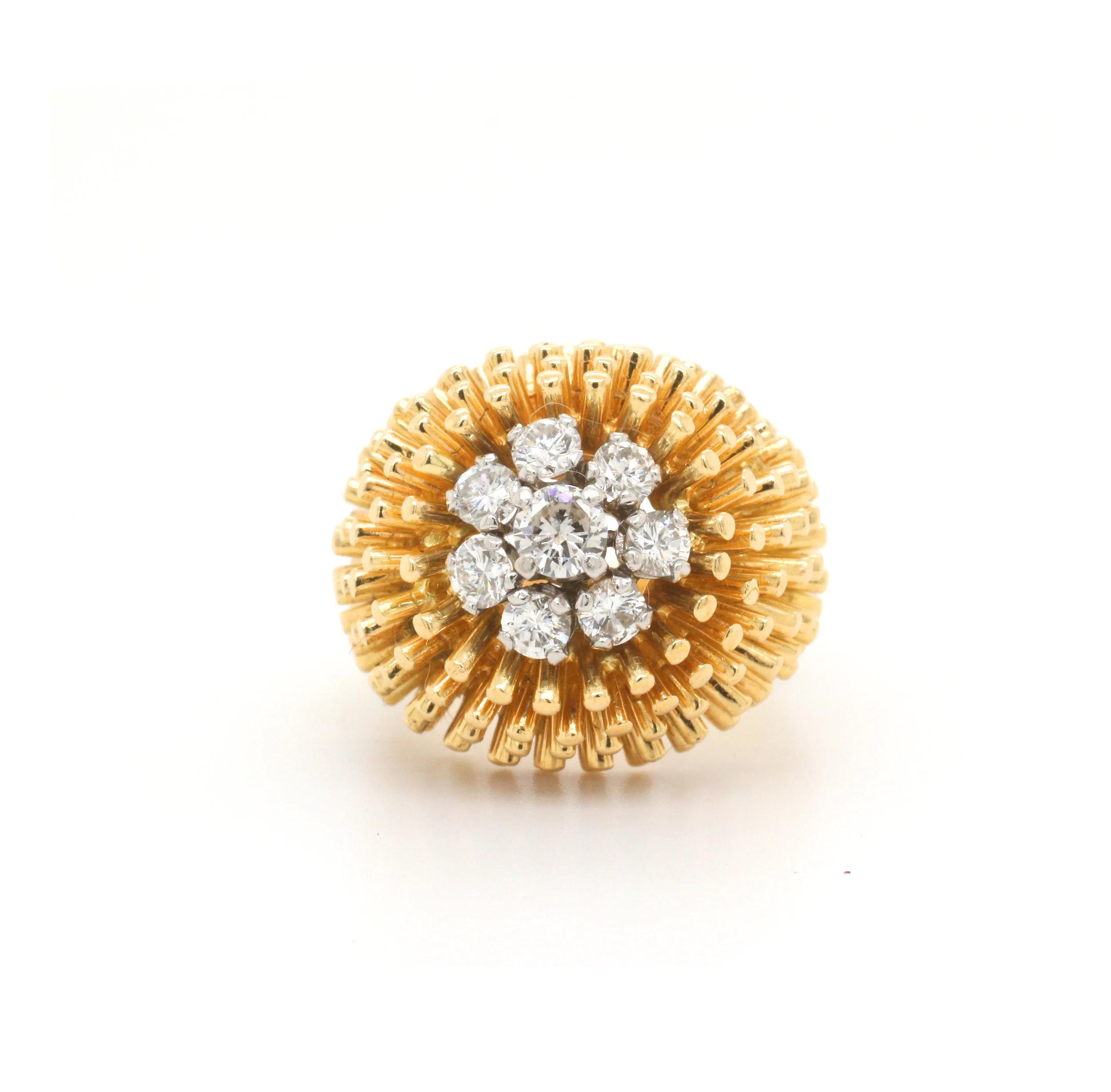 Vintage Kutchinsky Diamond Bomb Ring