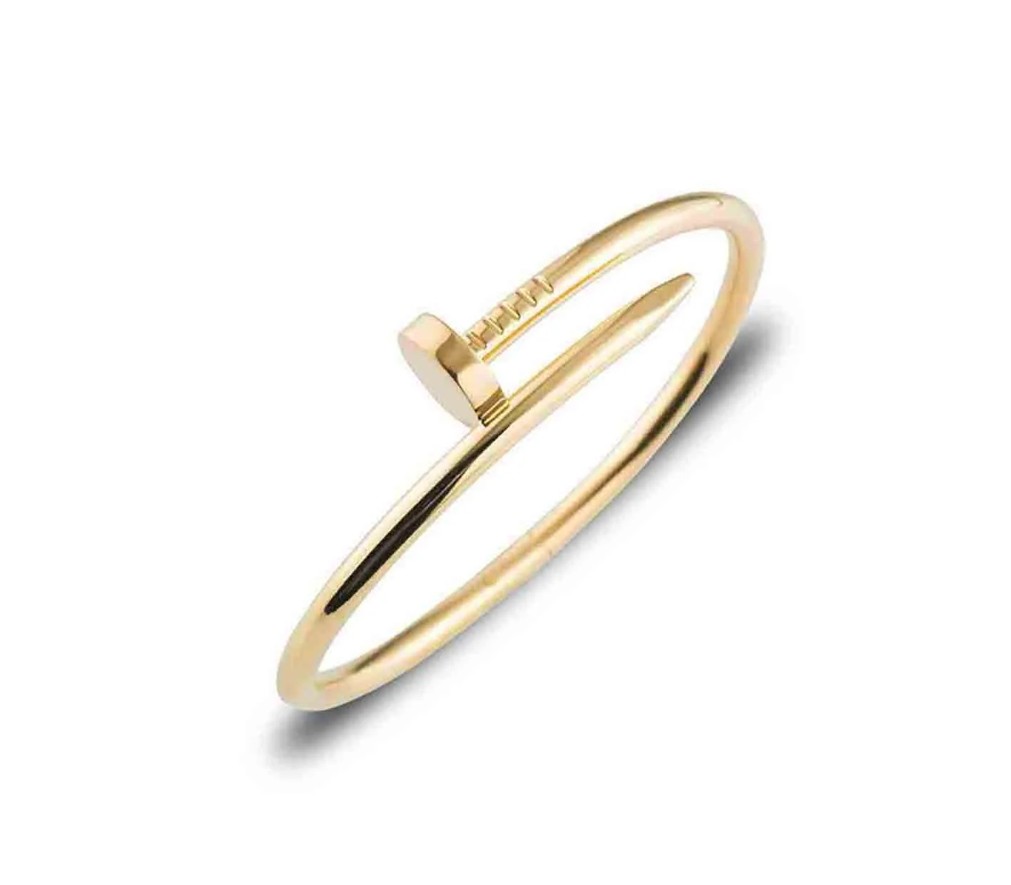 Cartier Just Un Clou Yellow Gold Bangle Size 19