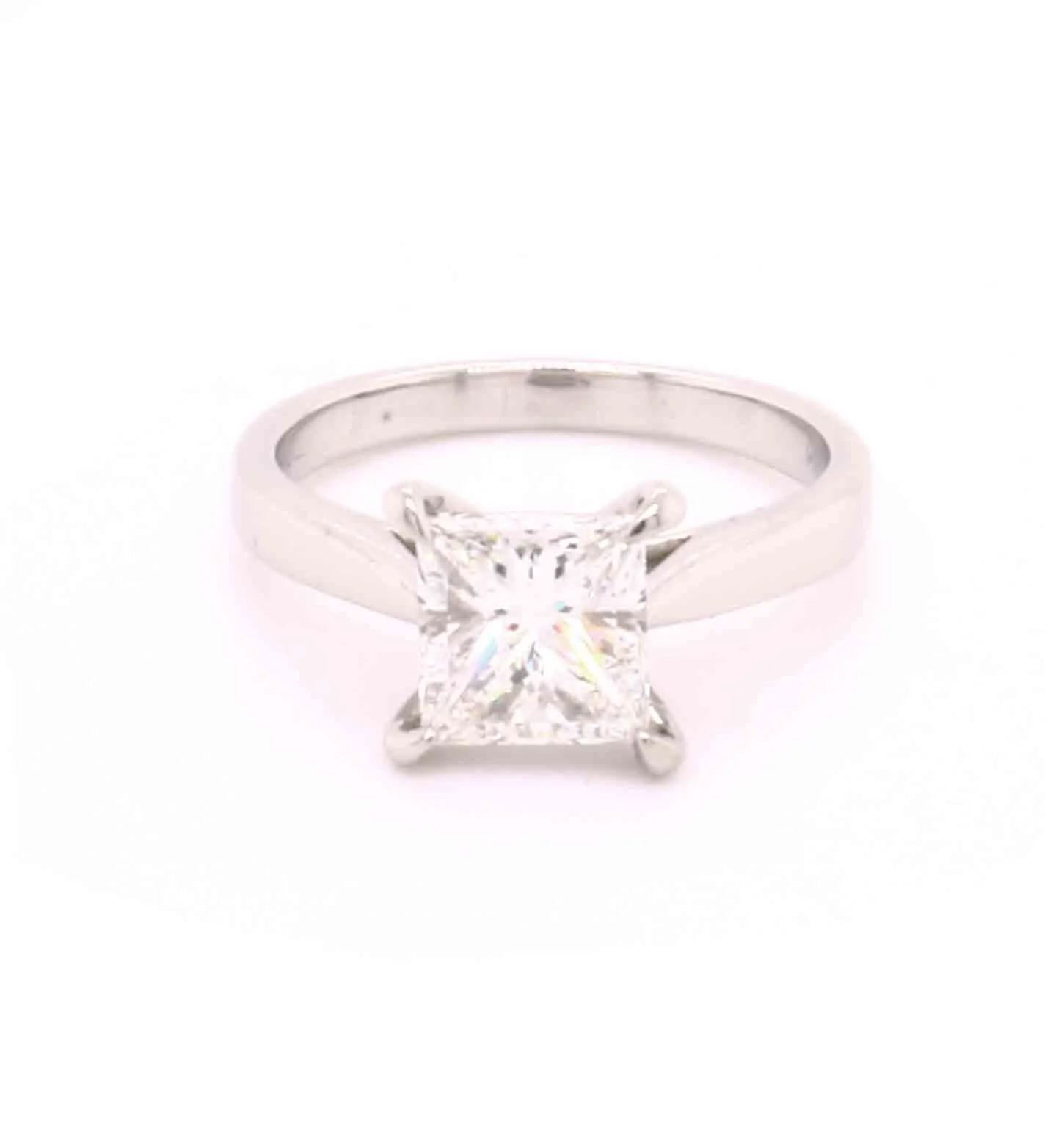 2.01ct Princess Cut Diamond Solitaire