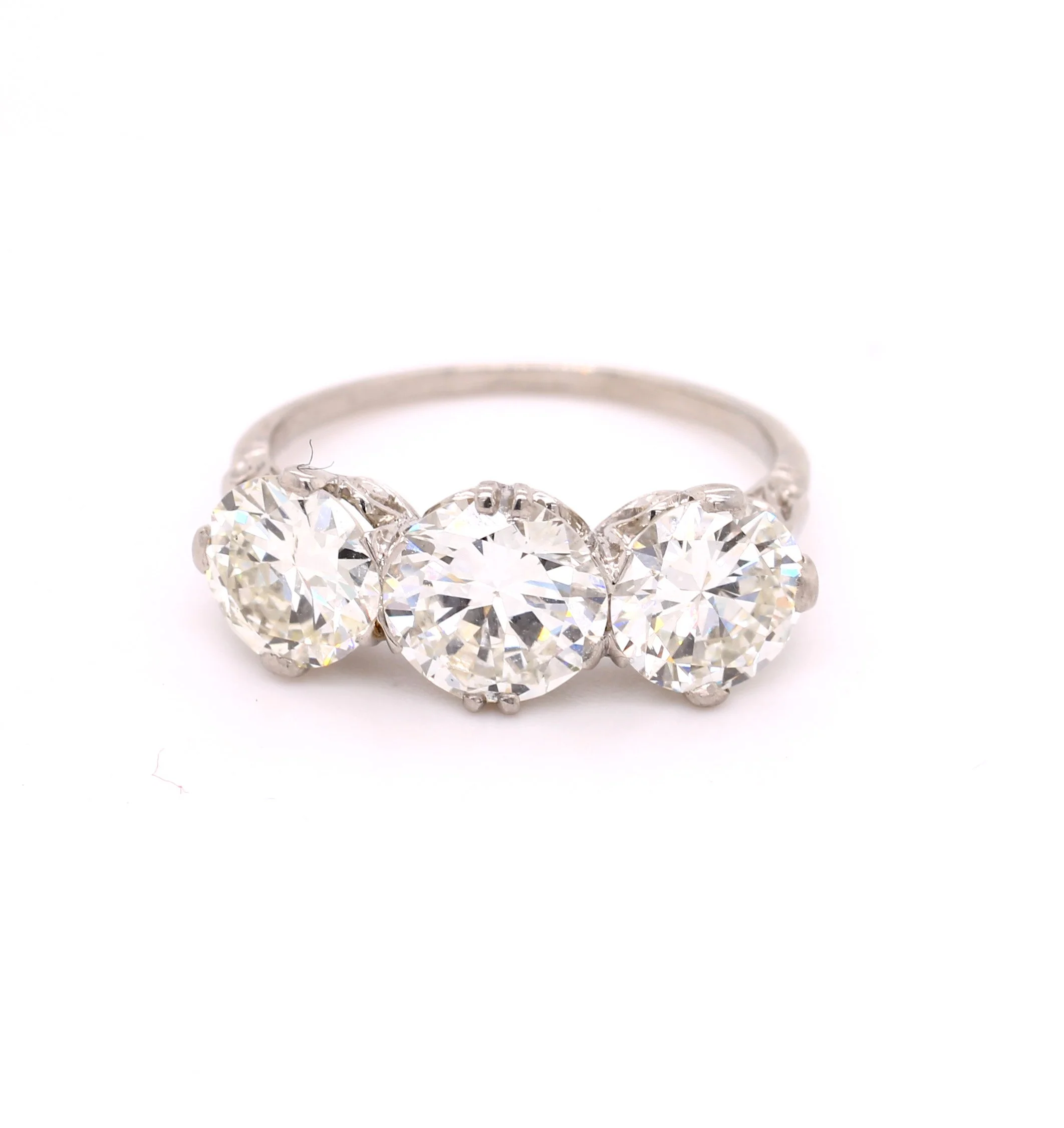 Edwardian Graduated Three Stone Diamond Ring