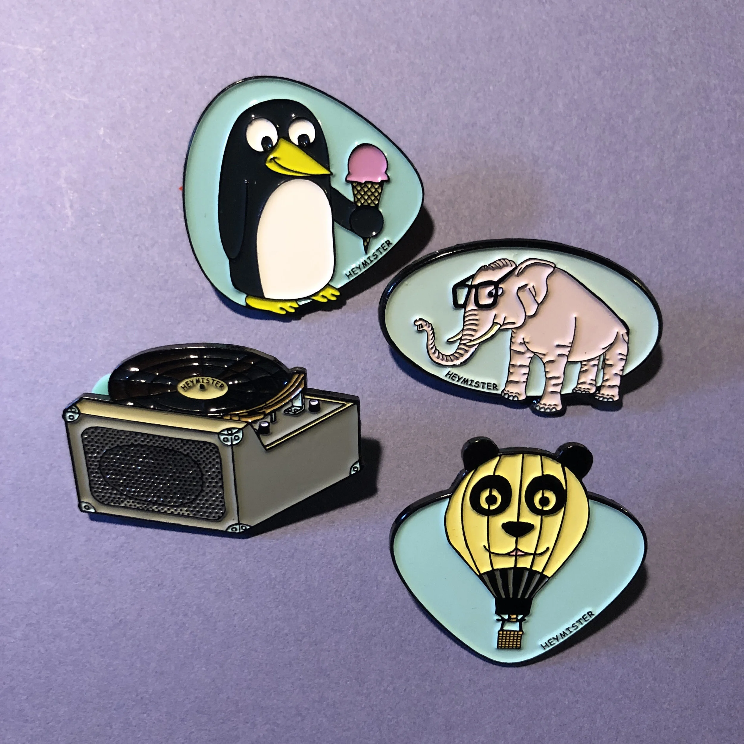 Jacob Slovacek - Enamel Pins, 4 Styles
