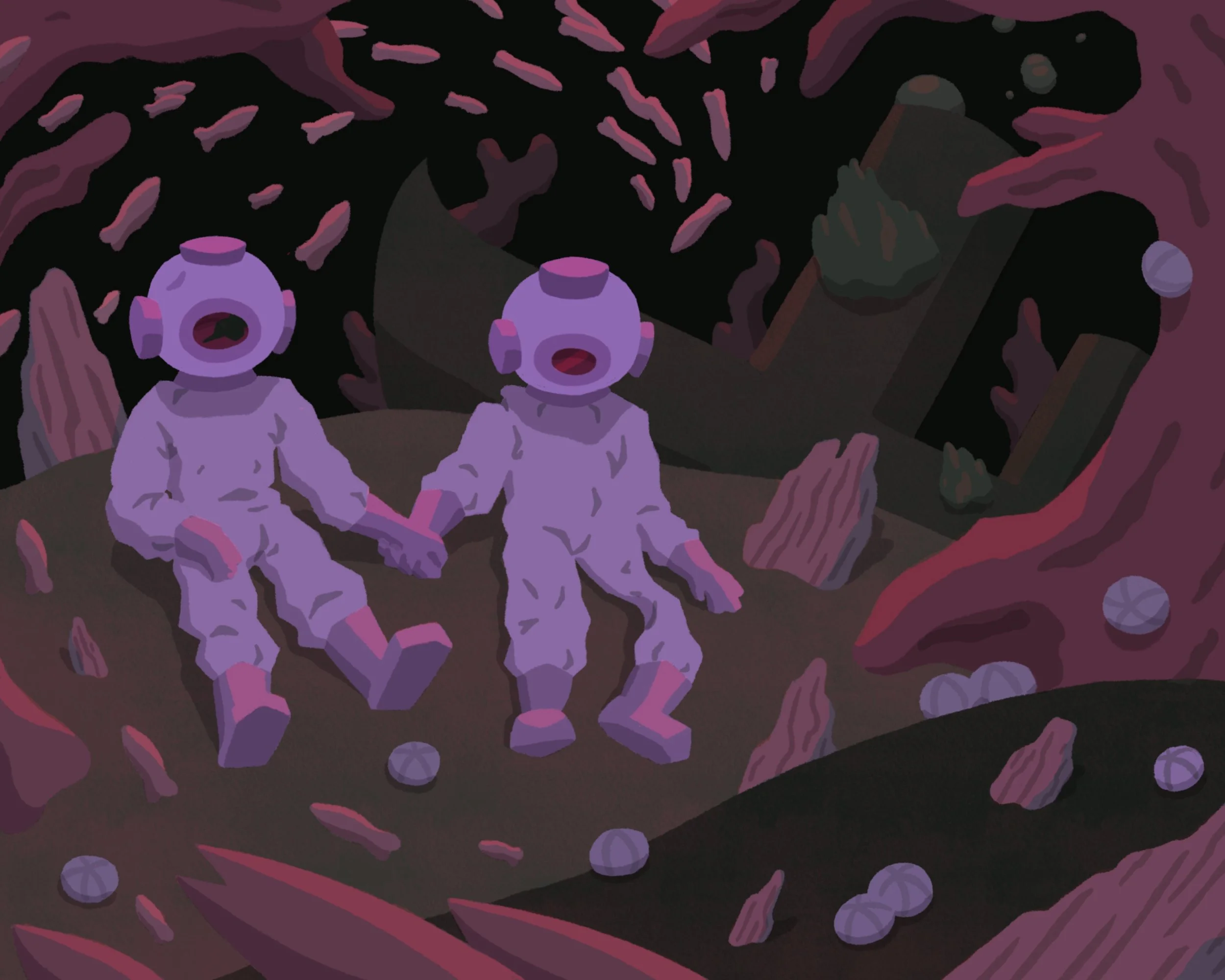 Aeryn Streiffer - "Dinner Date" matted