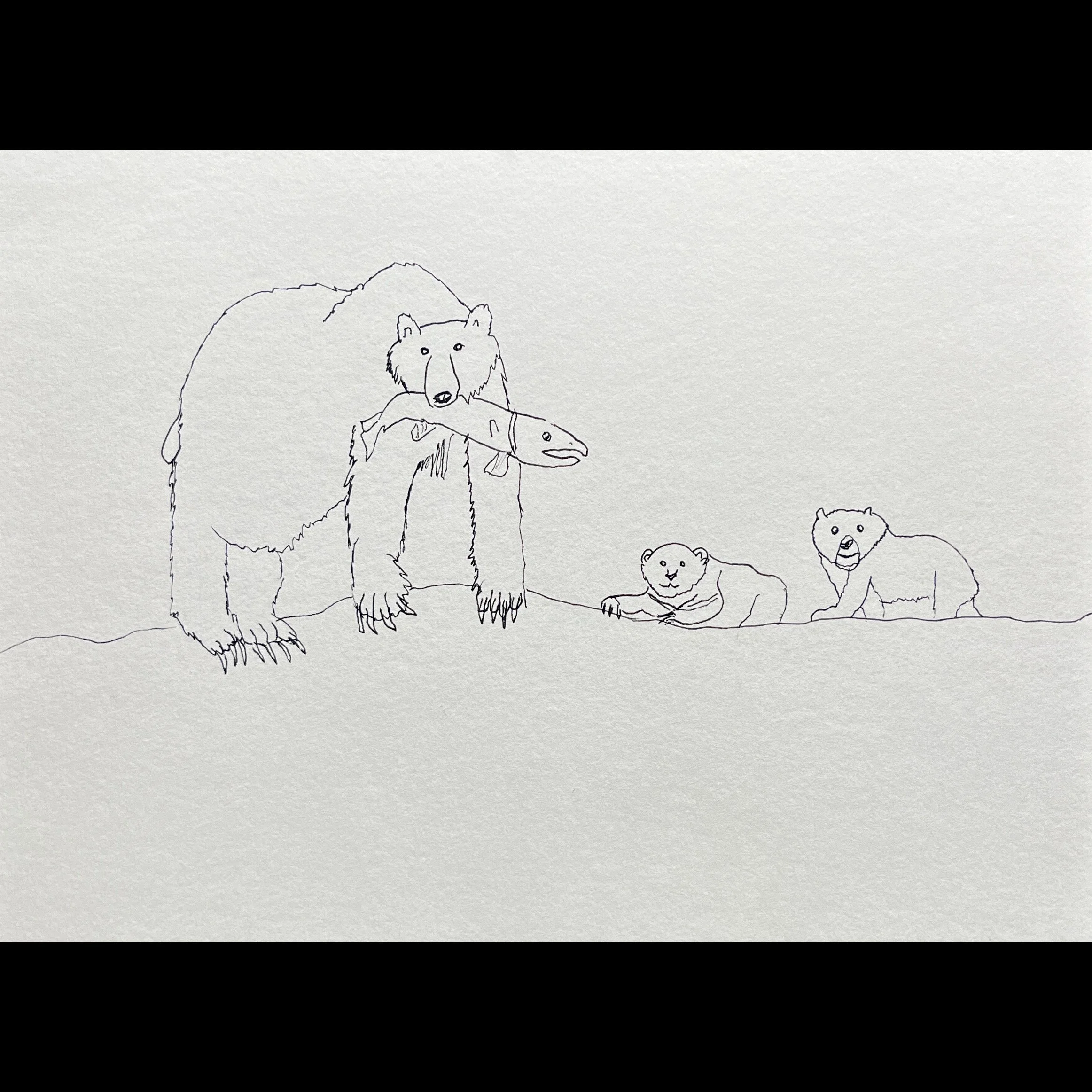 James Roll - Polar Bear and Cubs