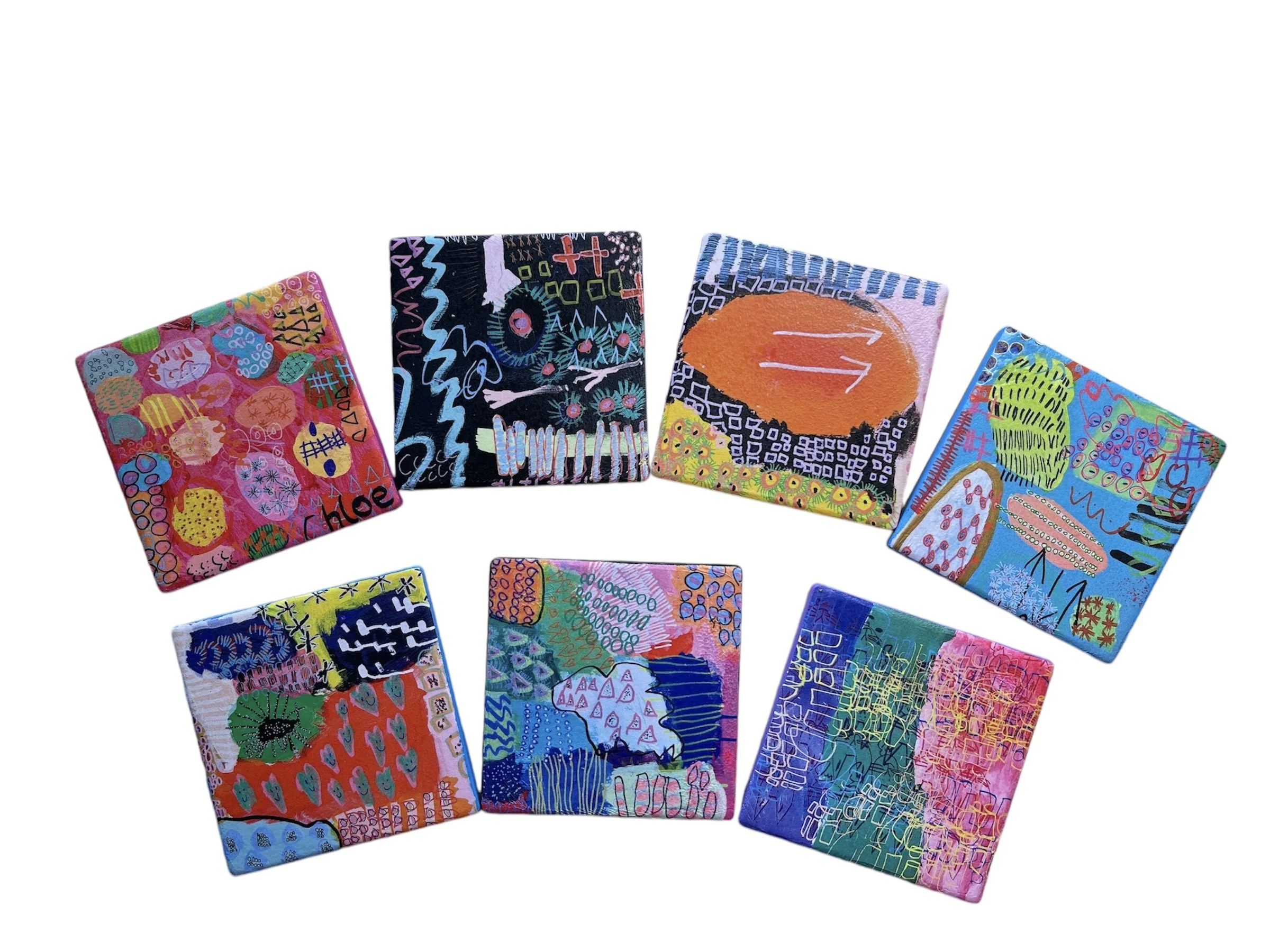 Chloe Hougan - Ceramic Printed Coasters