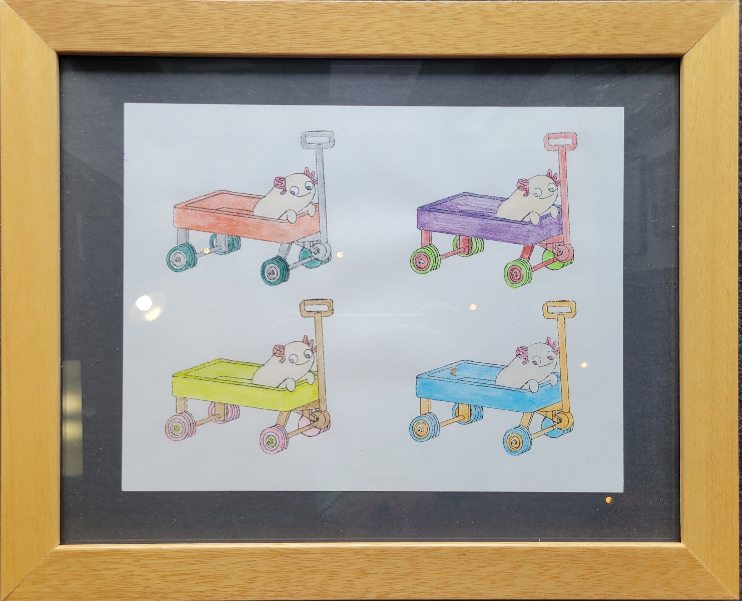 Jacob Slovacek - Pearl in a Wagon *Framed