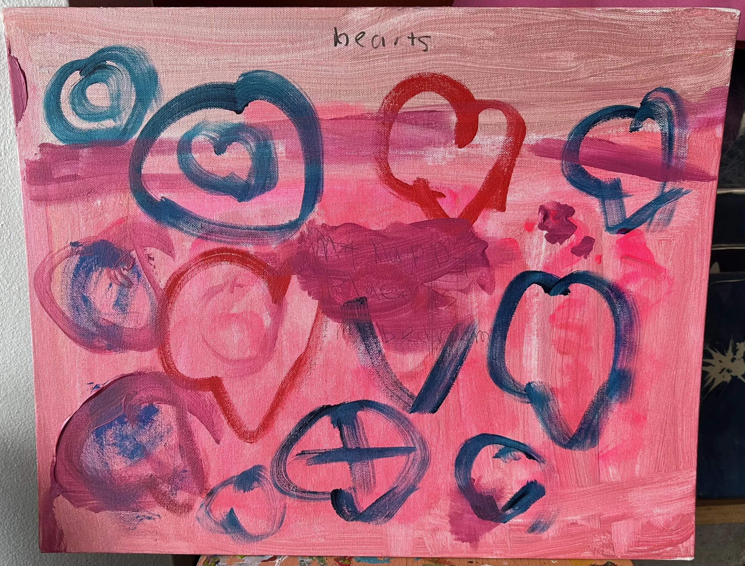 Abigail Kaiser - Hearts: my happy place is my bedroom