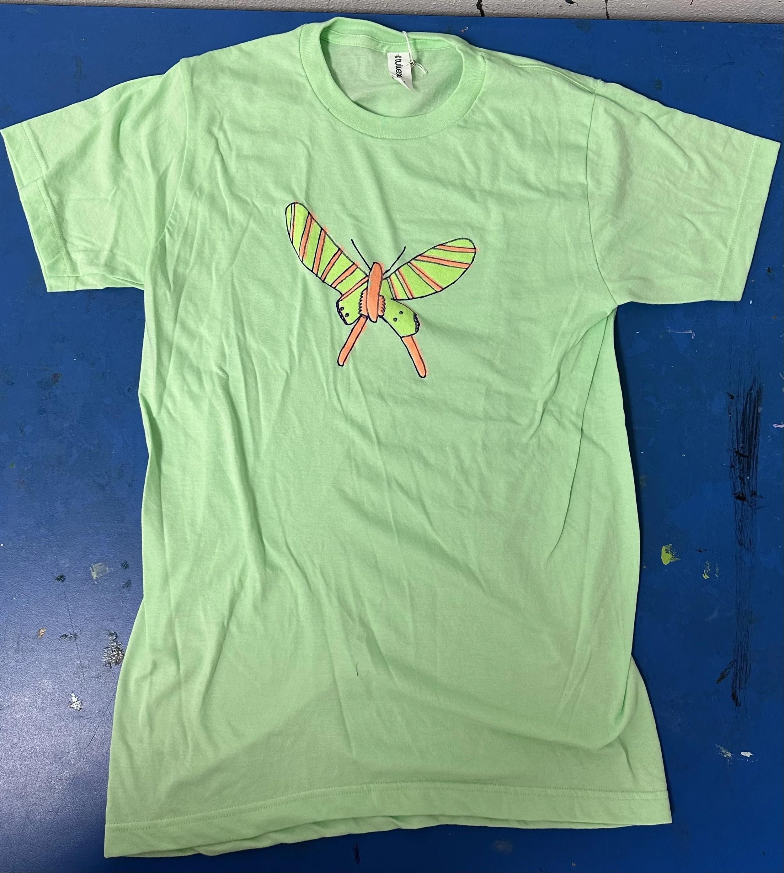 Lily Giroux - Small Green Butterfly T-Shirt