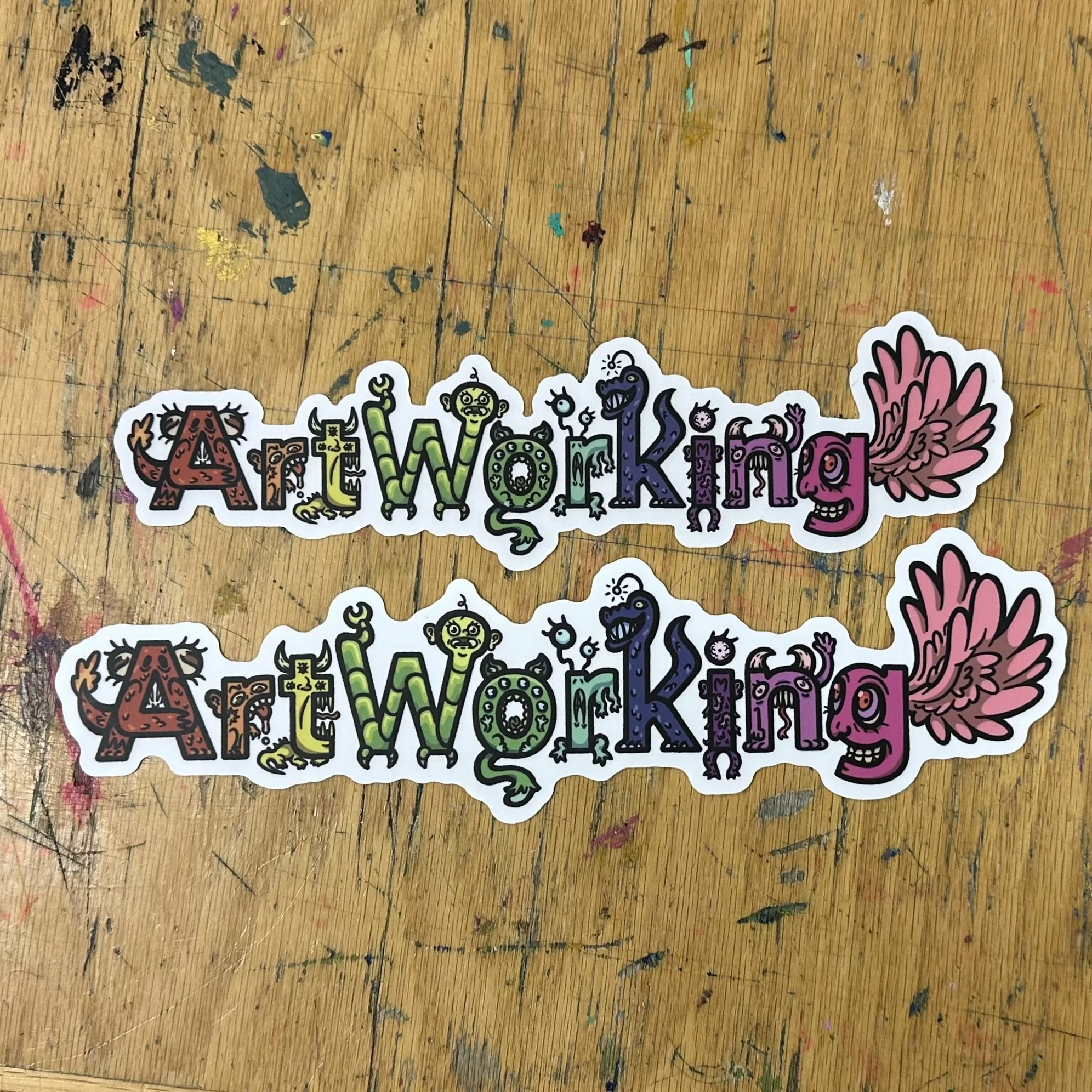 Aeryn Streiffer - ArtWorking Monster Sticker