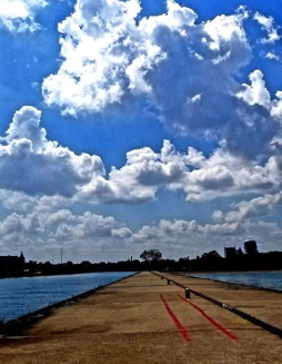 The clouds: looking like they were straight outta Toy Story most days. <3