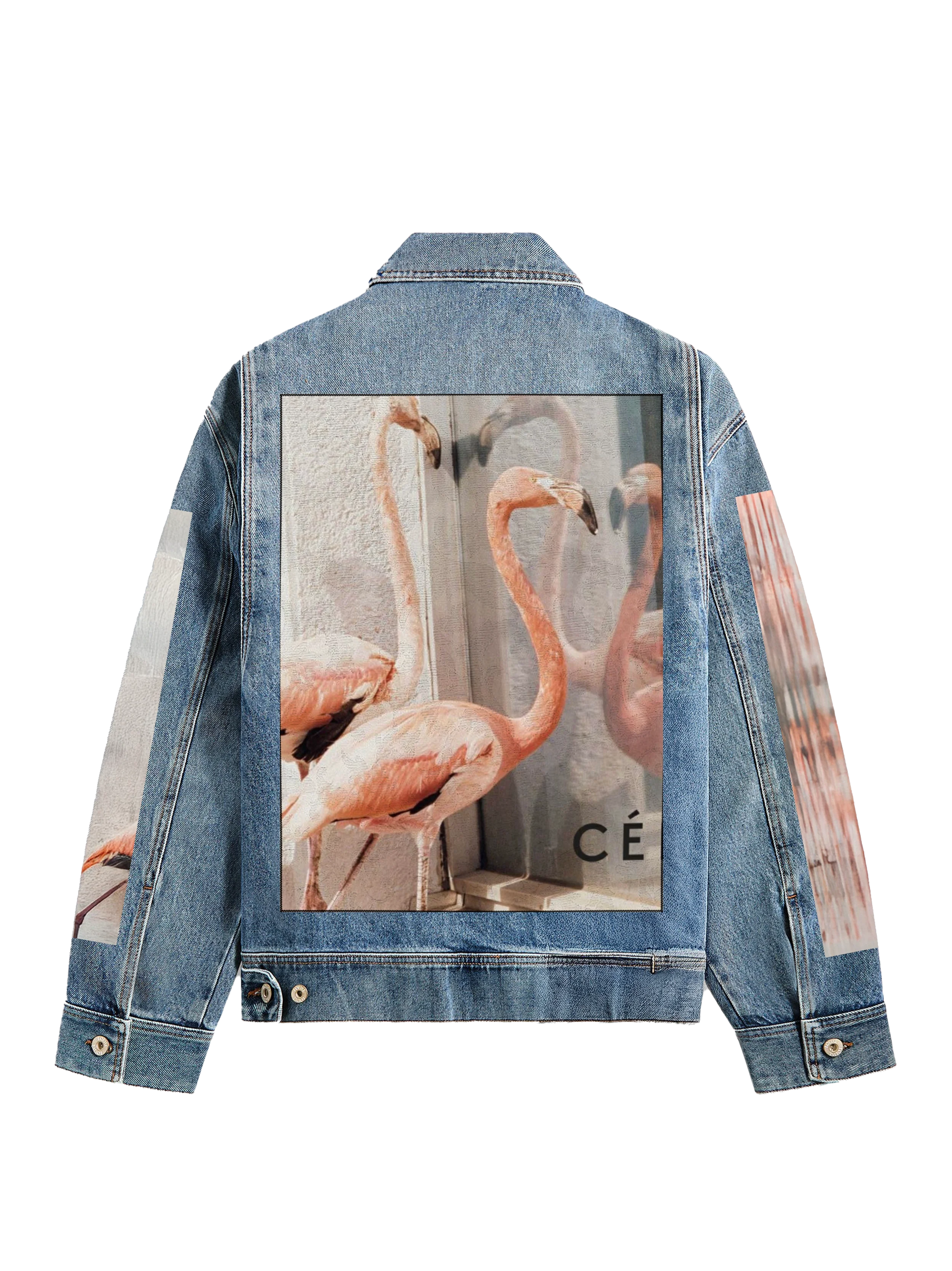 DENIM JACKET / DAMASK / CEL_OFF ( ONLY ONLINE)