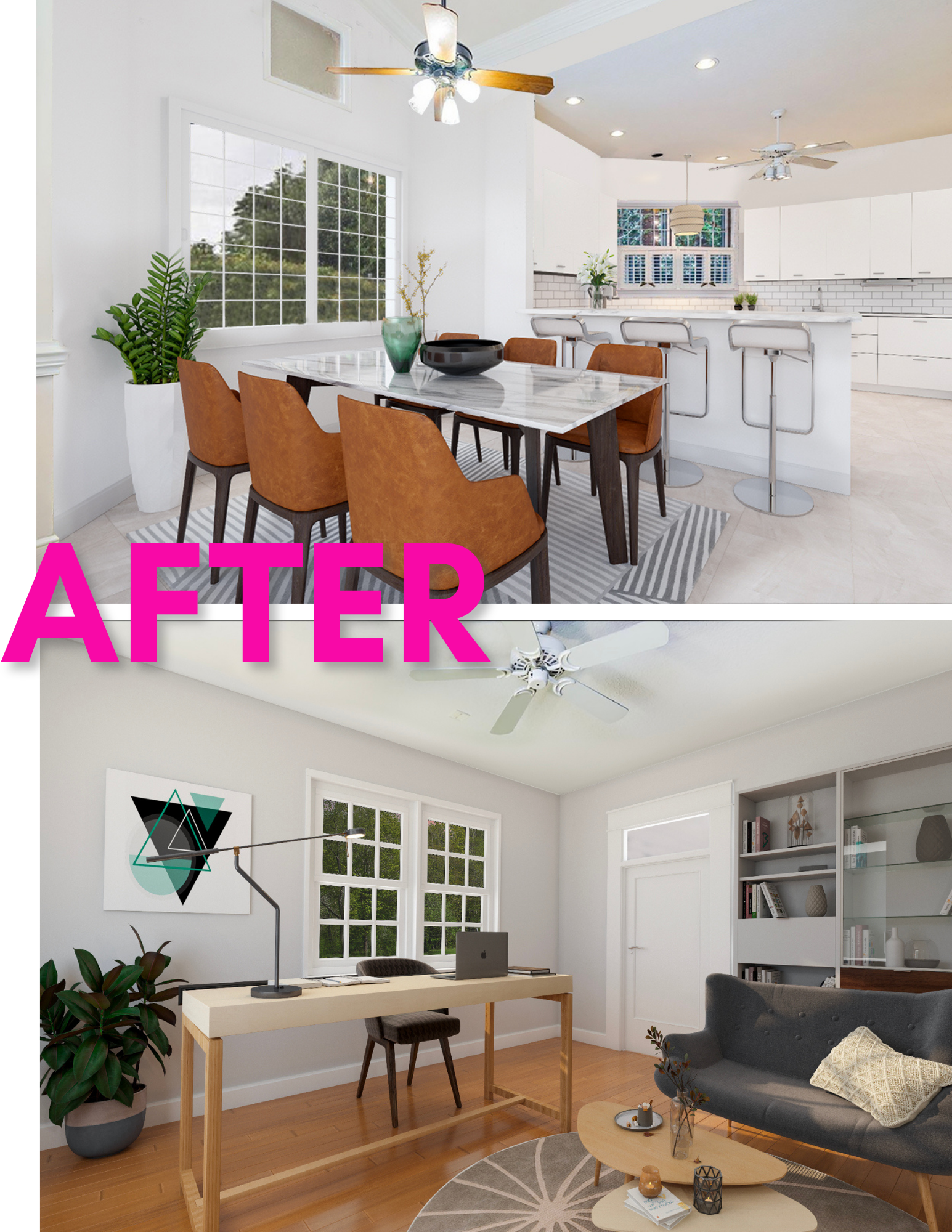 AFTER: Home staging and preparation services 