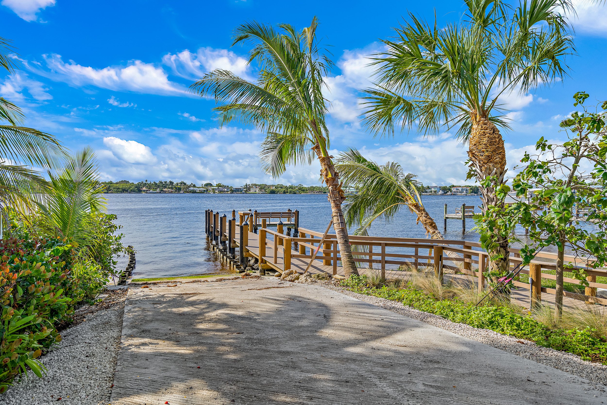 boat dock on the intracoastal 