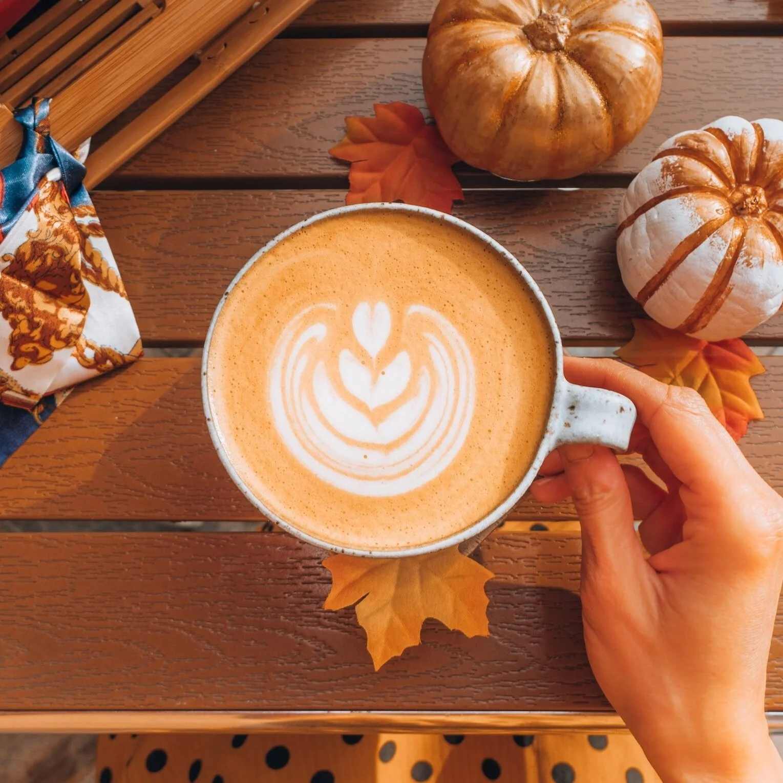 pumpkin spiced latte fall drink