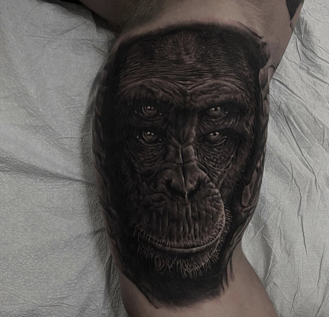 Ceasar rise of the planet of the apes tattoo by onksy on DeviantArt