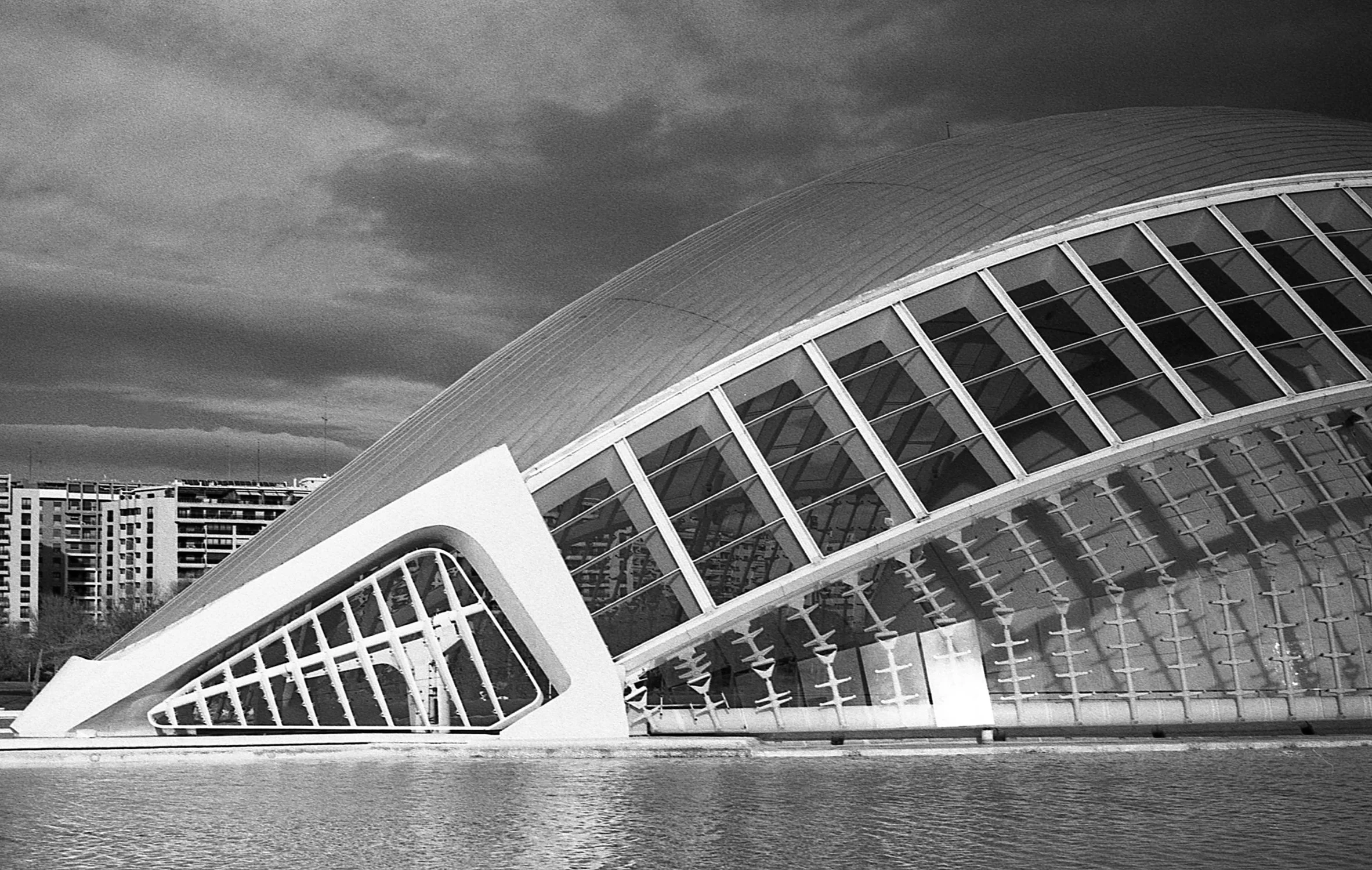 City of Arts and Sciences, L'Hemisfèric, Valencia, Nikon F3, Rollei Retro 400S