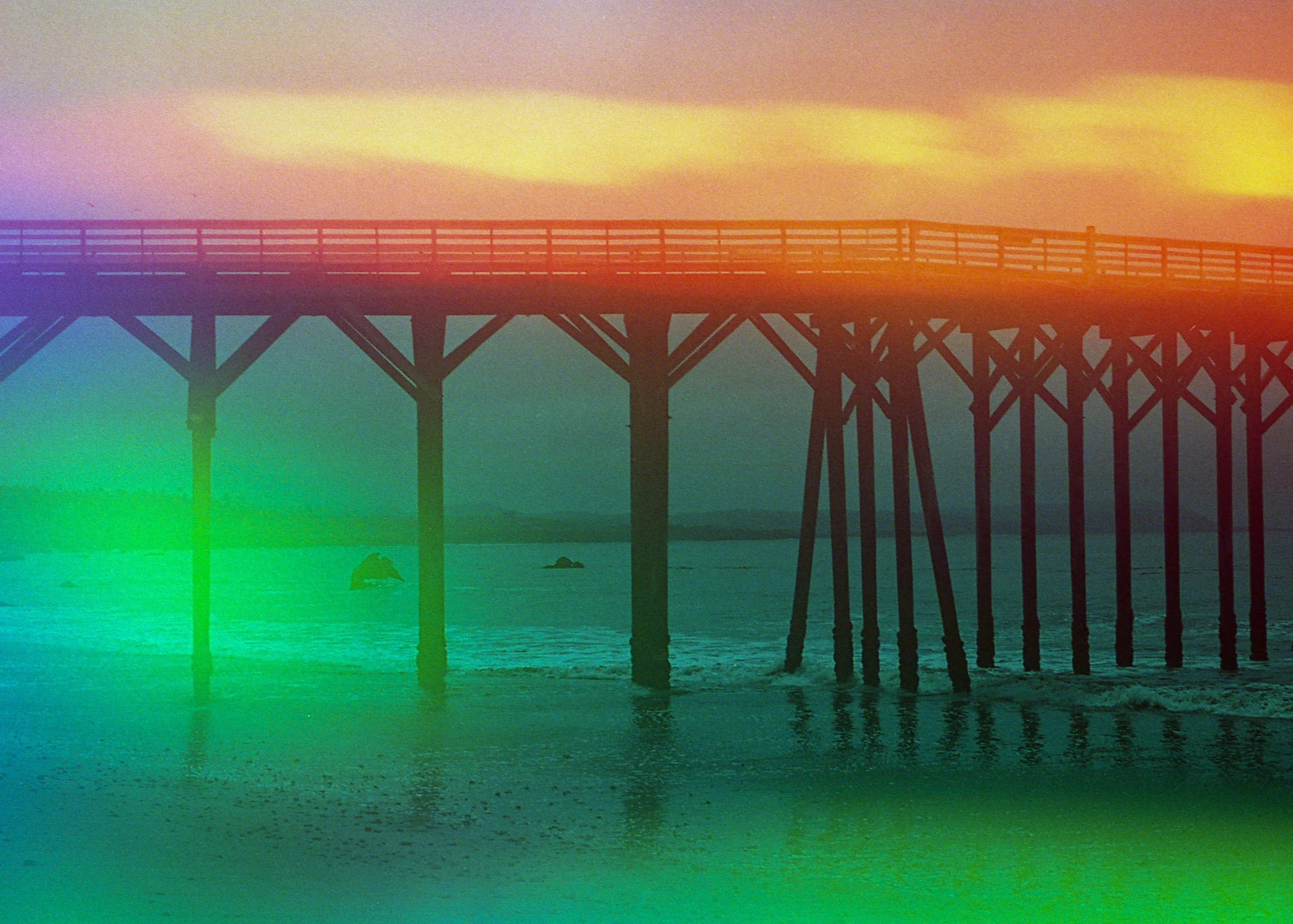 San Simeon, CA / Nikon F3 / Psychedelic Blues 400 #2 / 5.12.19