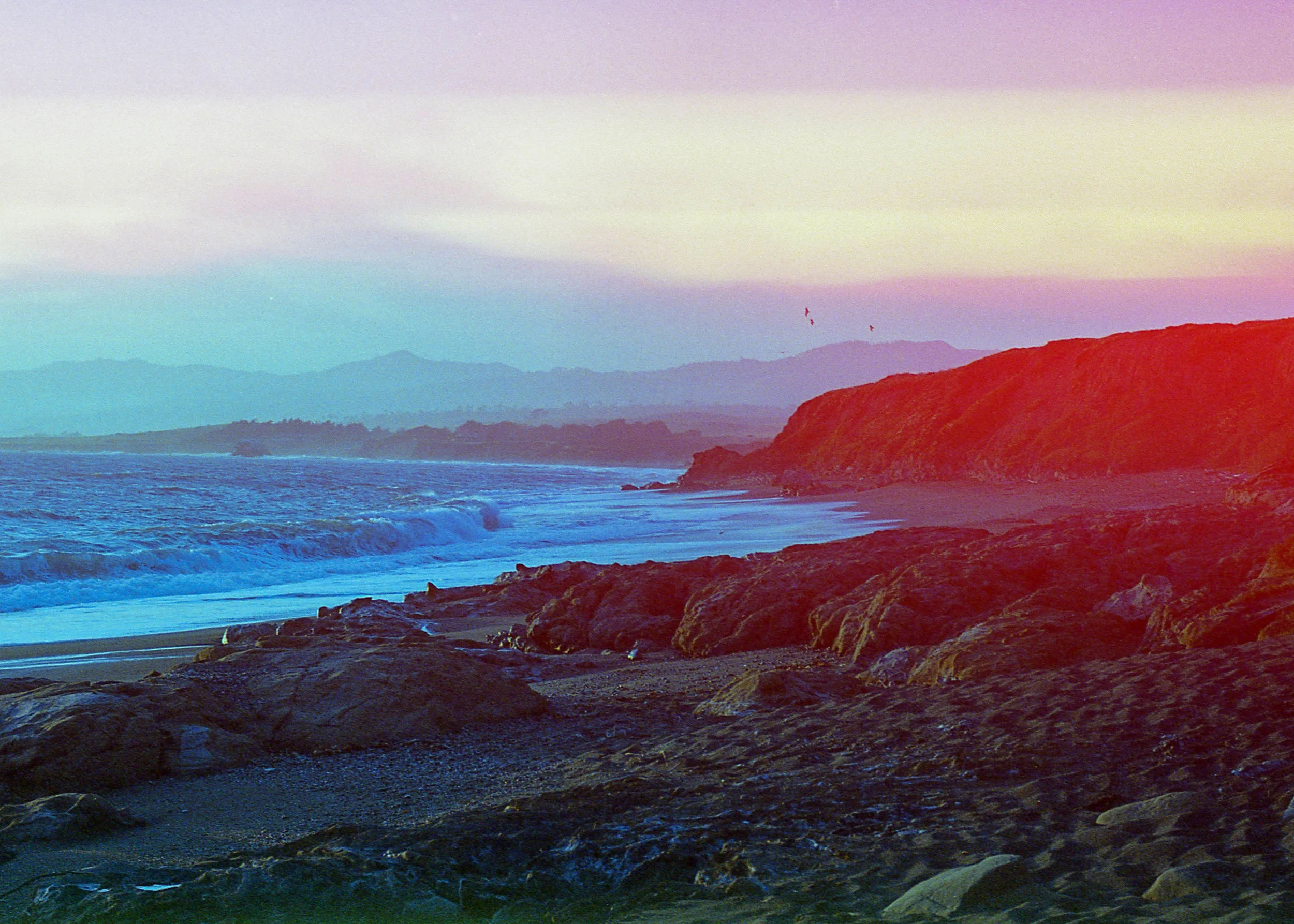 Cambria, CA / Nikon F3 / Psychedelic Blues 400 #2 / 5.12.19