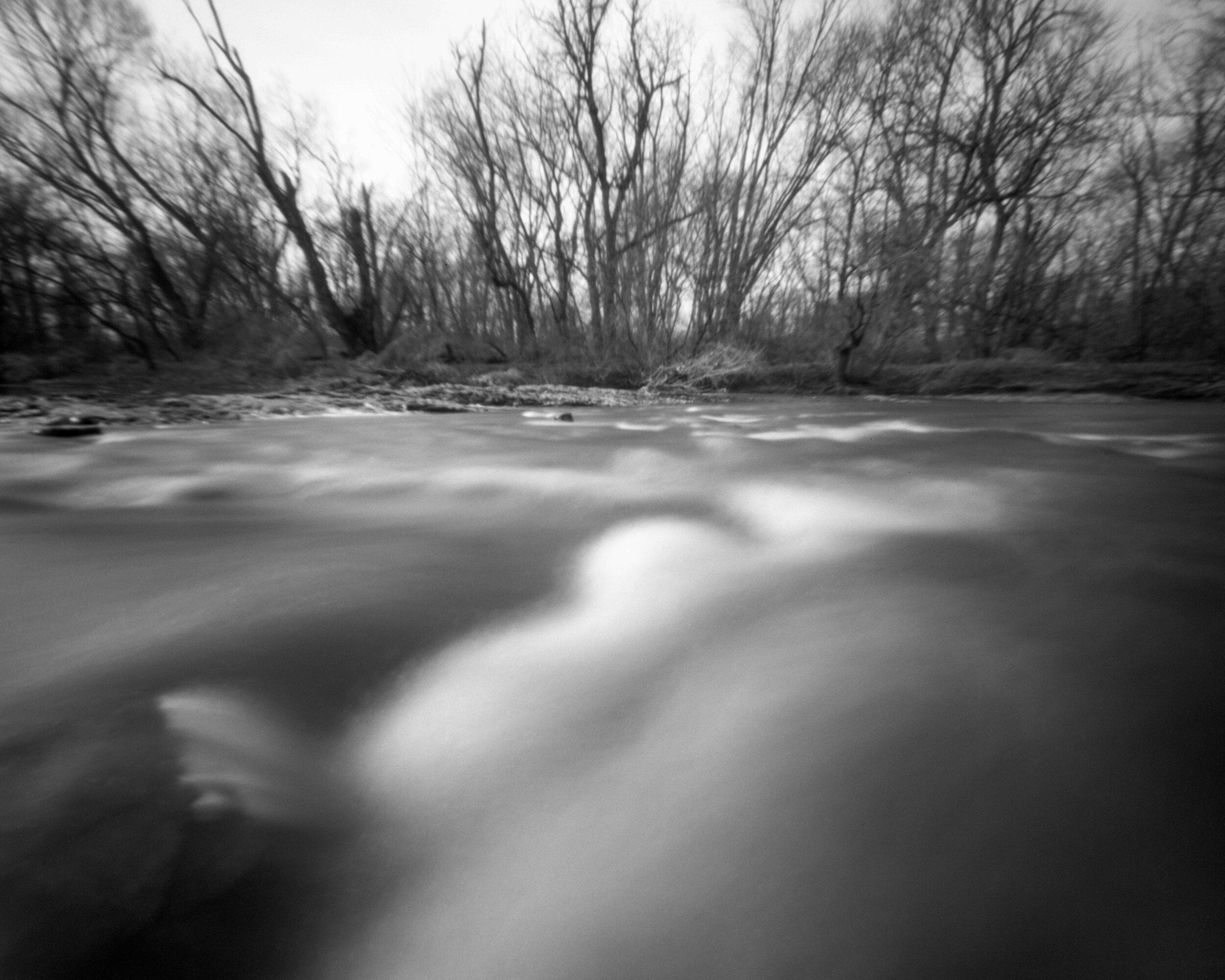 Doylestown, PA / Zero Image 50mm Pinhole 4x5 / FP4+ exp. 09.04 / 12.26.19