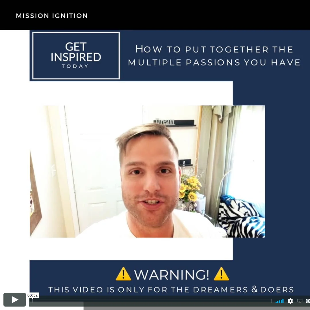 GET INSPIRED TODAY : Video 2