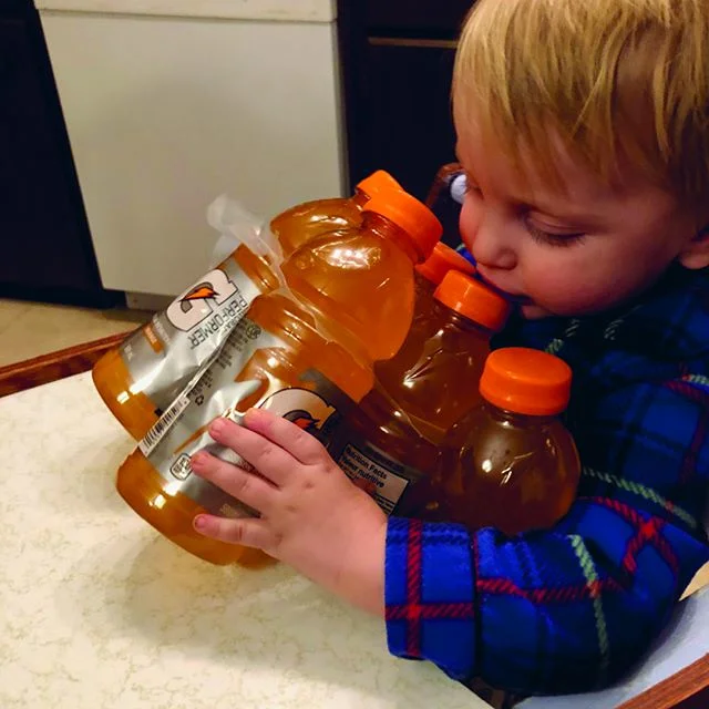 Hey Micah it's Party time! Get Mom a drink! &quot;On it Dad.&quot; 😂⠀
⠀
#Friday #FriYay #FridayNight #Party #GoodTimes #Family #Fun
