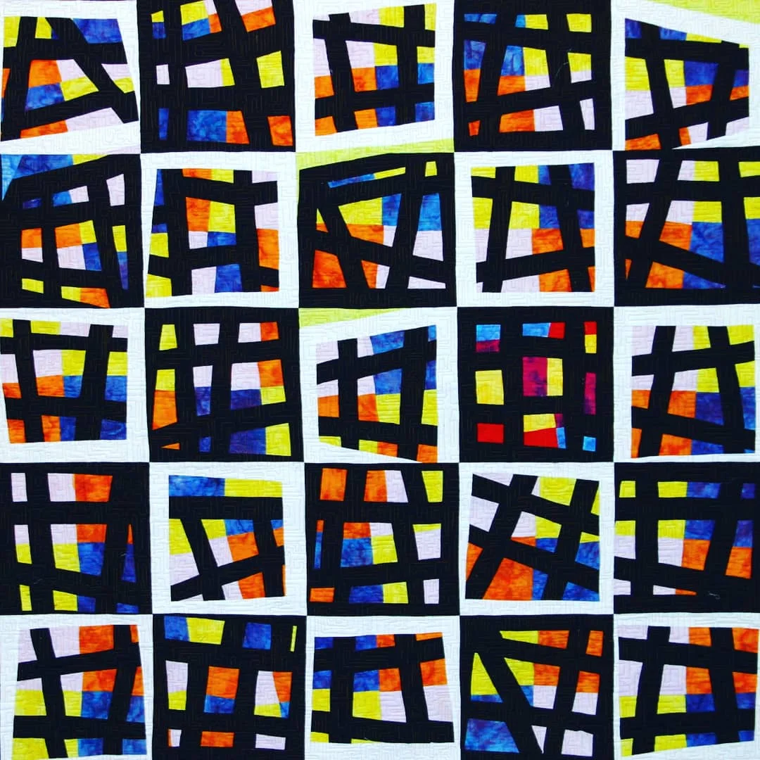 4-Patch Tic-Tac-Toe Quilt