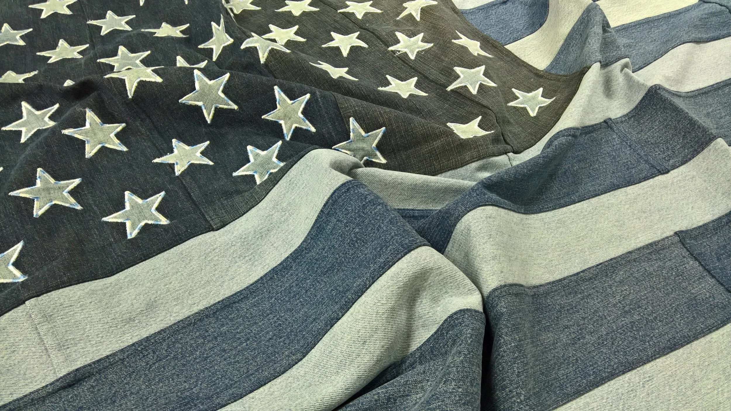 Denim American Flag