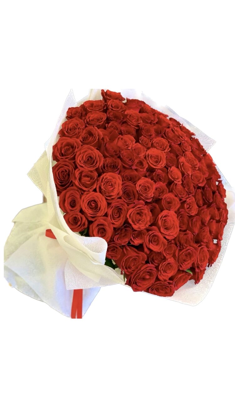 100 roses Bouquet — Pétale de Rose