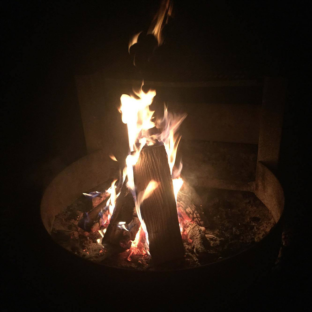 Image by Rachel Leah Gerson. NOTE: This photograph has not been filtered, engineered, or edited in any way. You can clearly see creatures dancing in the fire! More pictures on Instagram @doorwaytoself *This is part 2 of 3. Click here to read part 1.