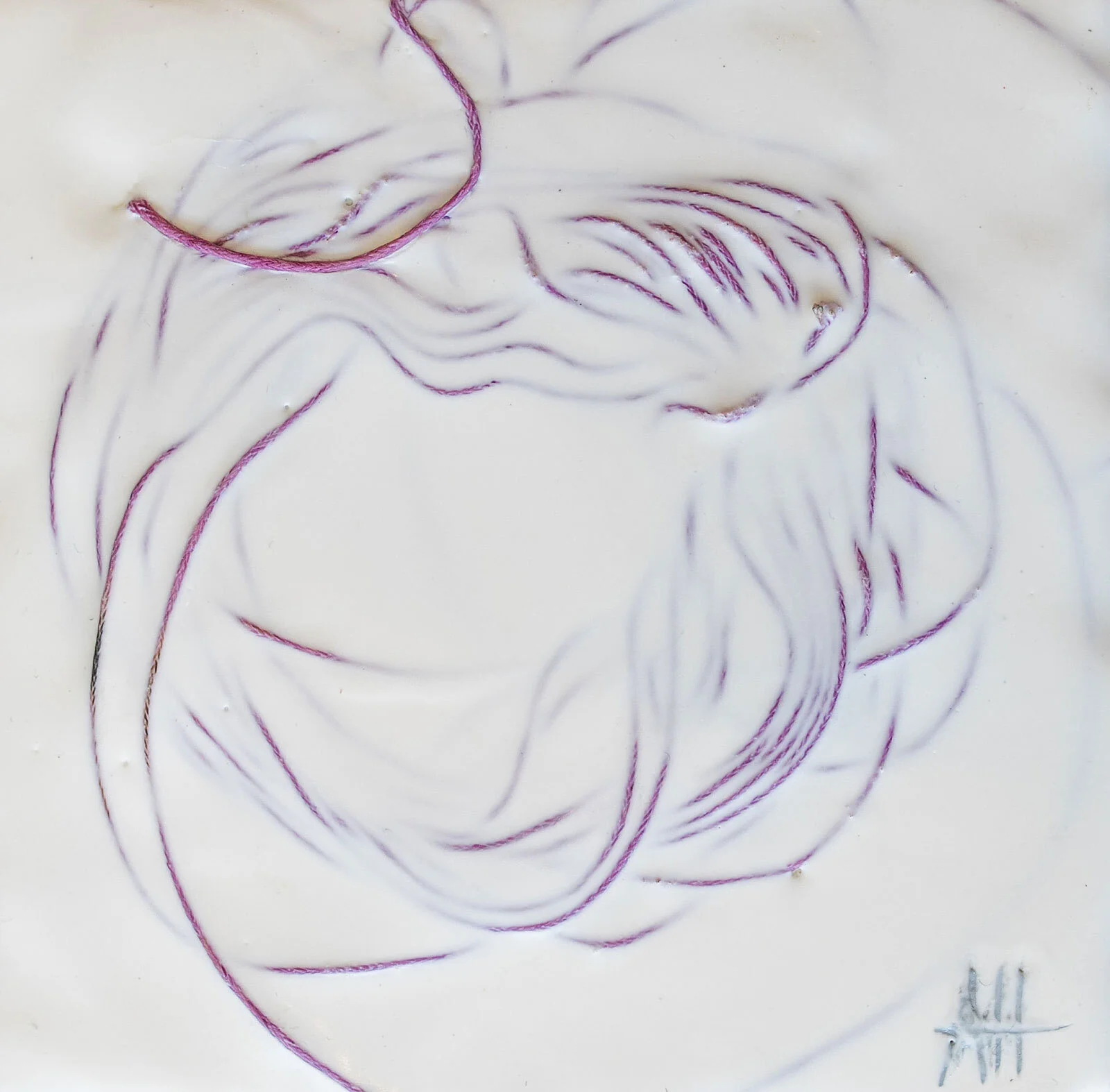 Crown Series Violet on White IV