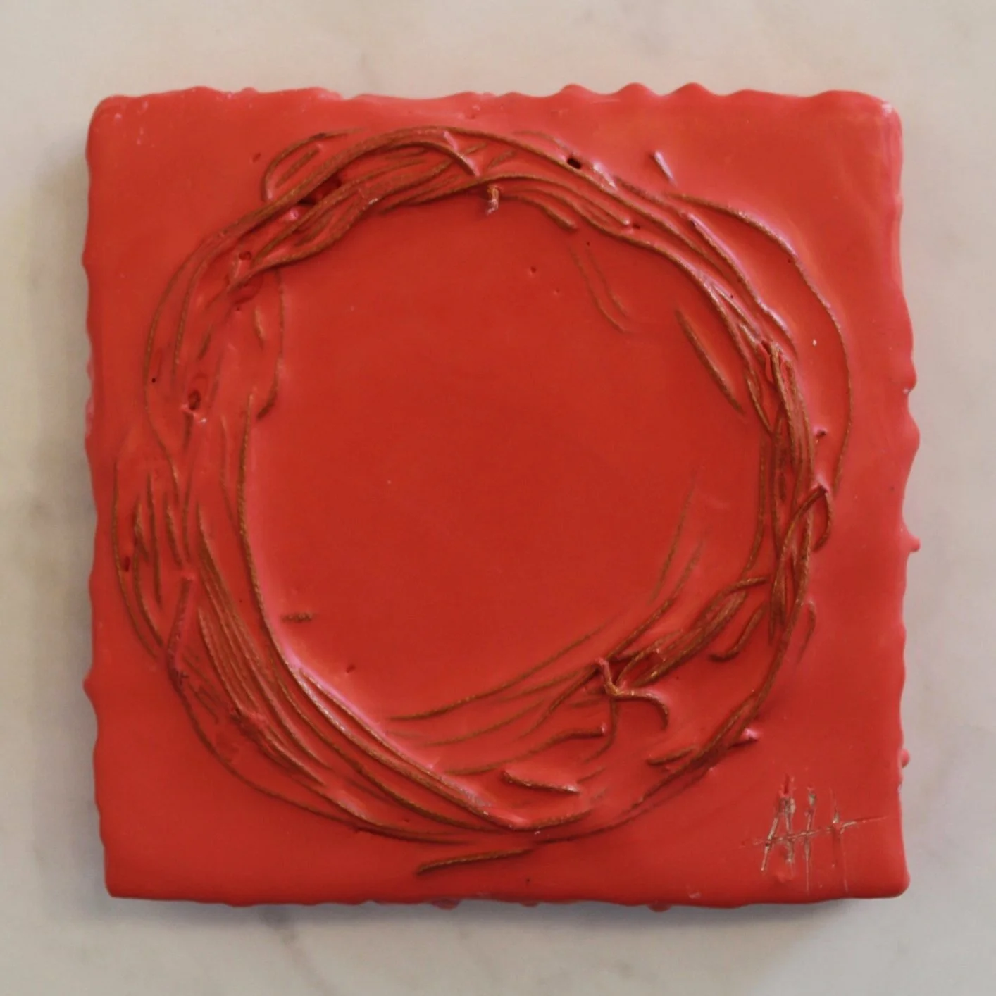 Crown Series: Natural on Red