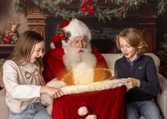 Meet Santa in minneapolis studio