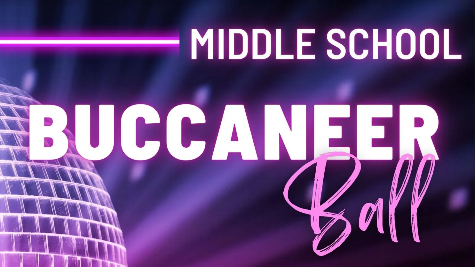 Middle School Buccaneer Ball Entry