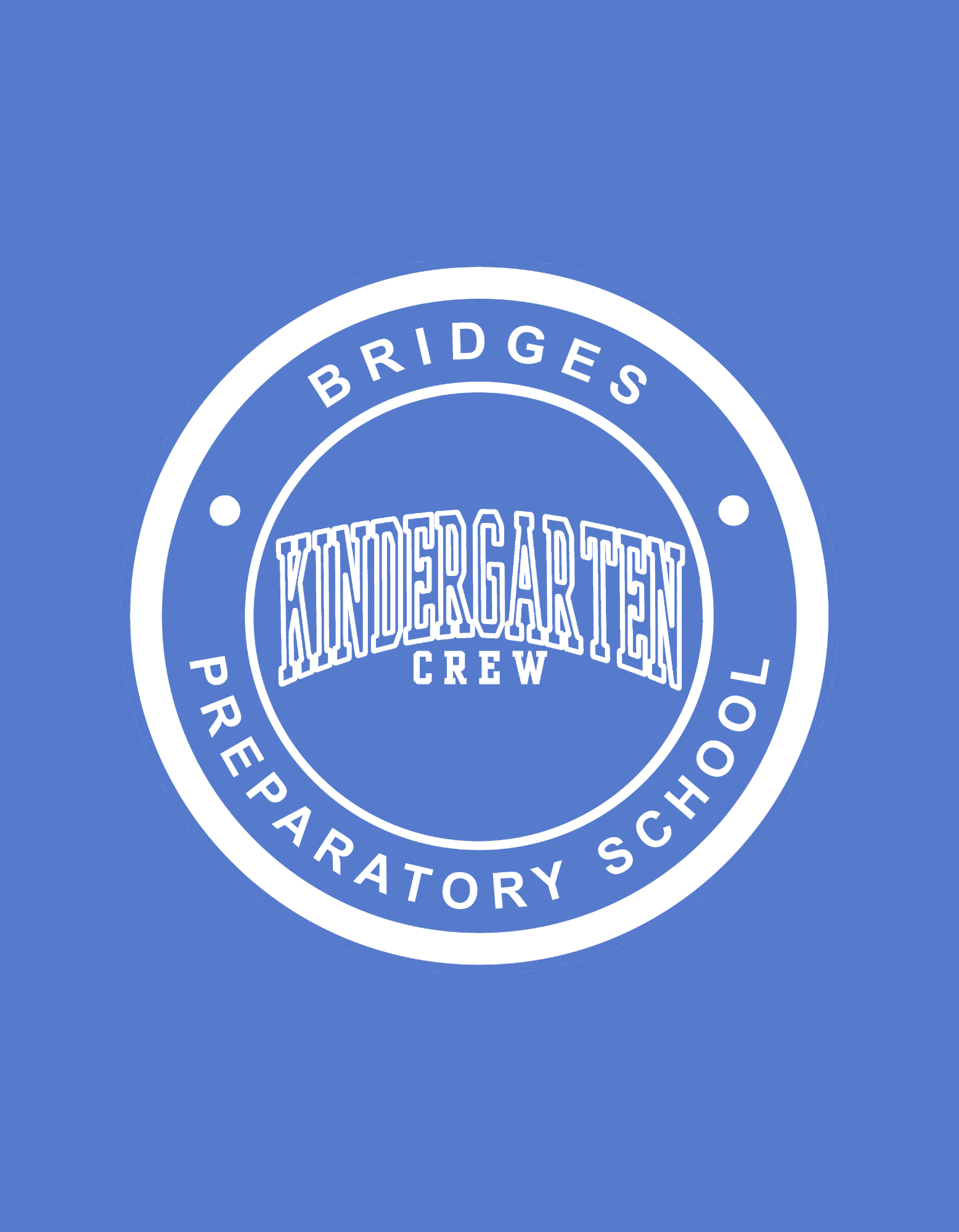 Blue Kindergarten Short Sleeve T-Shirt